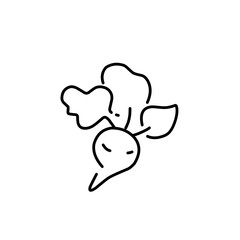 vegetables line vector art