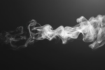 Ethereal smoke patterns dark background abstract art modern design aesthetic concept