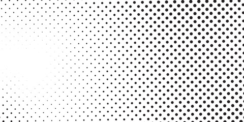 Grunge halftone gradient background. Faded grit noise texture. White and black sand wallpaper. Retro pixelated backdrop. Anime or manga simple modern art