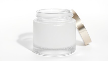 Frosted Cosmetic Jar - Minimalist Beauty Product