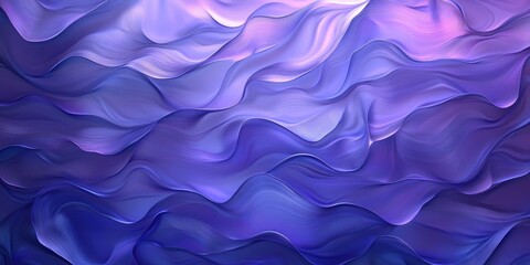 Obraz premium Abstract purple and blue gradient background with wavy lines, glowing effect. 