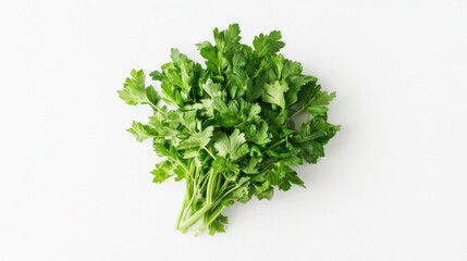 Obraz premium Parsley on white surface