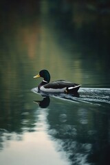 Obraz premium Duck on Water