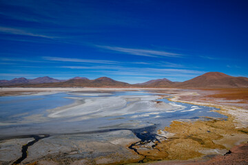Laguna aguacascalientes near san pedro de atacama