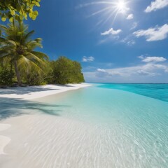 Exotic beach.