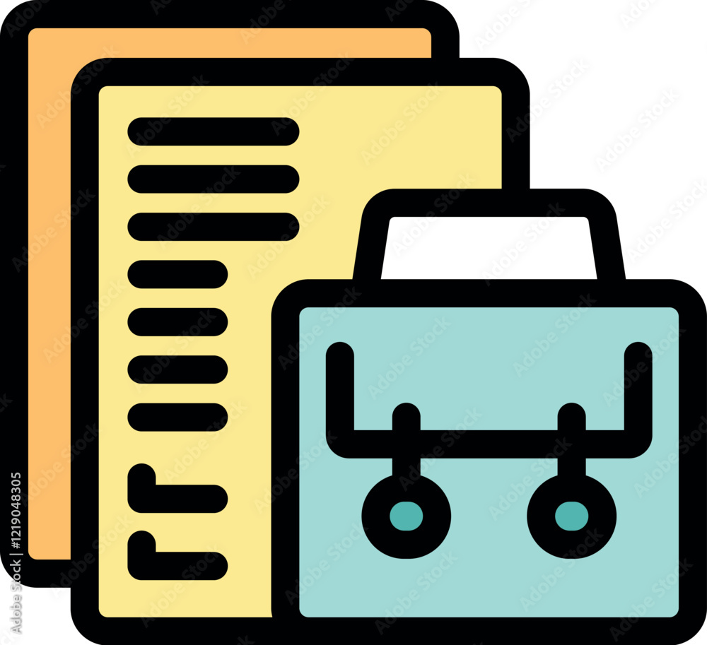 Poster managing project tasks and organizing documents with project tracking software for efficient workflo