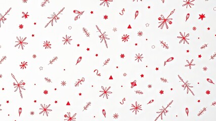 Minimalist Christmas Wrapping Paper Texture | Festive Pattern Art