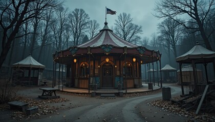 Obraz premium night in the park