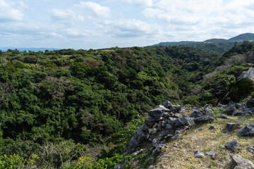 今帰仁城跡から見える沖縄の自然