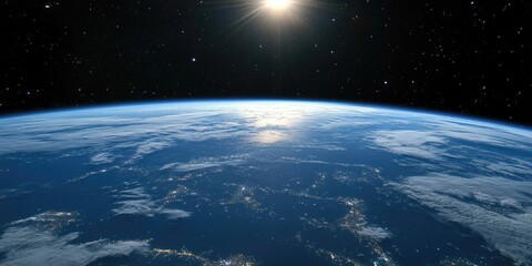 Fototapeta premium Earth at Night from Space