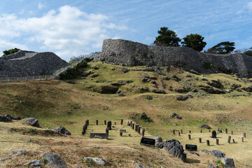 今帰仁城跡・志慶真門郭（しげまじょうかく）・沖縄県・1月