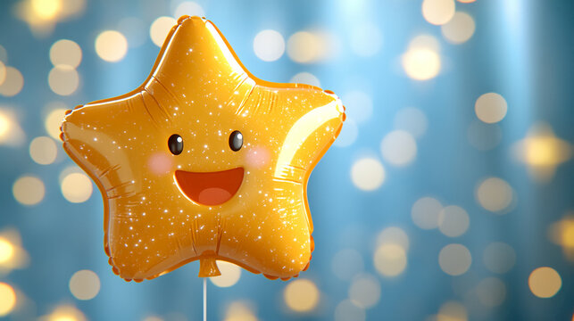 happy satr open mouth