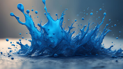 blue splash of water background wallpaper