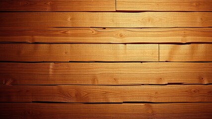 Fototapeta premium Rustic Wood Plank Wall Background, Rich Brown Texture