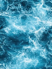 Obraz premium Wavy Ocean Water