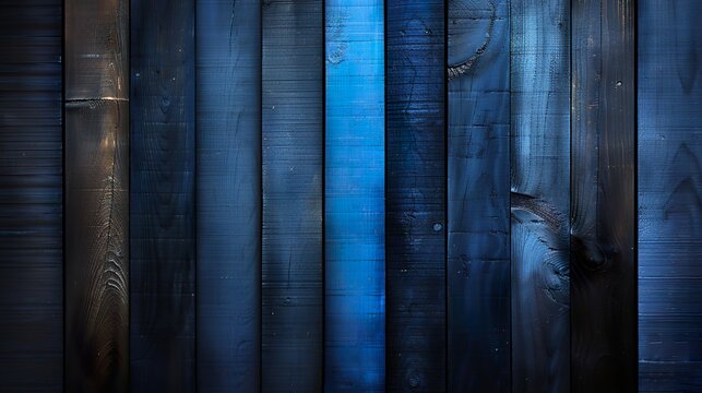 Blue and Black Abstract Diagonal Lines Background, Modern Design, Cool Color Palette, 