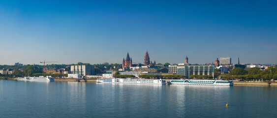Naklejka premium Mainz, Panorama