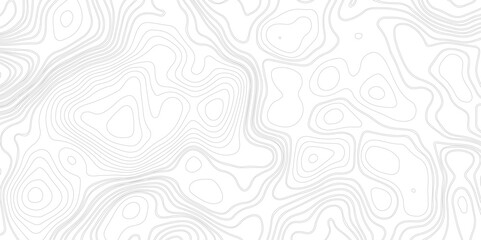 Abstract modern white and black topographic contour map wavy line, digital print terrain lines texture vector white background. 