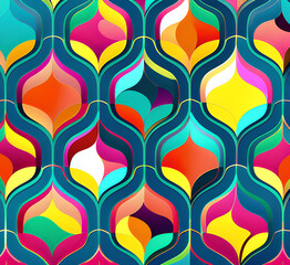 Abstract wallpaper colorful design, shapes and textures, color background.Modern abstract bright amazing.generative ai