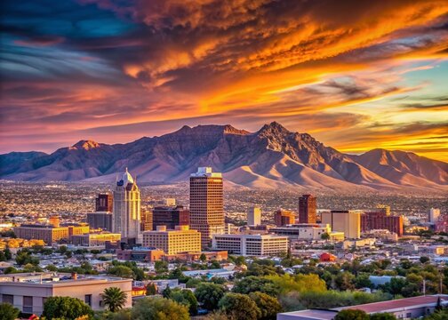 Minimalist El Paso Time Lapse: Sunsets Over the Franklin Mountains