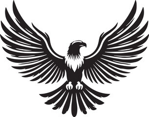 eagle tattoo design. American traditional style, eagle tattoo flash