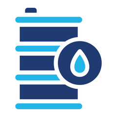 Fototapeta premium Oil Barrel Icons For Design Elements 