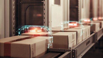 Modern Inventory Management in a Futuristic Setting