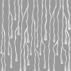 background of water droplets flowing down the wall vector illustration