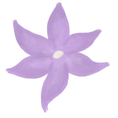 watercolor cute easter lily lilium lilies flower floral doodle hand drawn purple pastel color illustration season spring happy valentines day romantic crayon