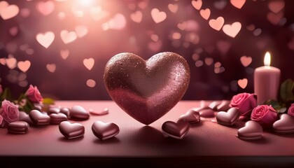 Obraz premium valentine day background