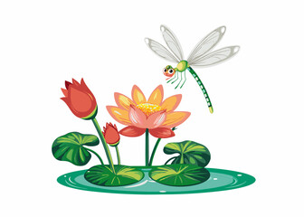 flower and butterfly