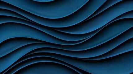 Fototapeta premium Abstract Blue Waves Background Texture Design