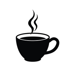 cup of hot coffee vector image illustration and artwork on white background