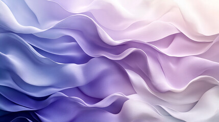 Obraz premium Abstract Draped Fabric in Soft Pastel Colors with Flowing Textures