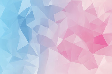 Soft Pastel Abstract Geometric Background in Blue and Pink Gradient