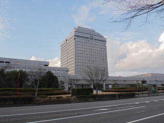 新潟県庁 冬