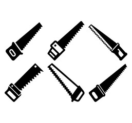 Fototapeta premium saw icon isolated sign symbol vector illustration - Collection of high quality black style vector icons 