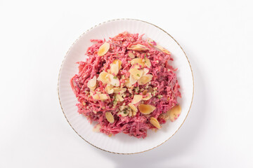 ビーツとキャベツとキヌアのコールスローサラダ