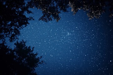 Dark blue background, night sky, textured, abstract, grunge, vintage, pattern, dark blue.