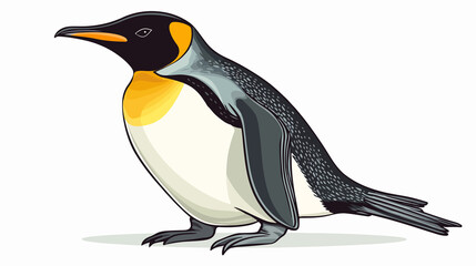 Fototapeta premium Arctic Penguin Bird Icon Vector Illustration