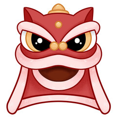 Lion dance chinese new year