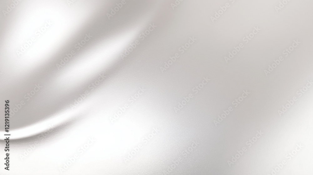 Poster minimalistic metallic surface with sleek light gray color, smooth texture, polished finish, and unif