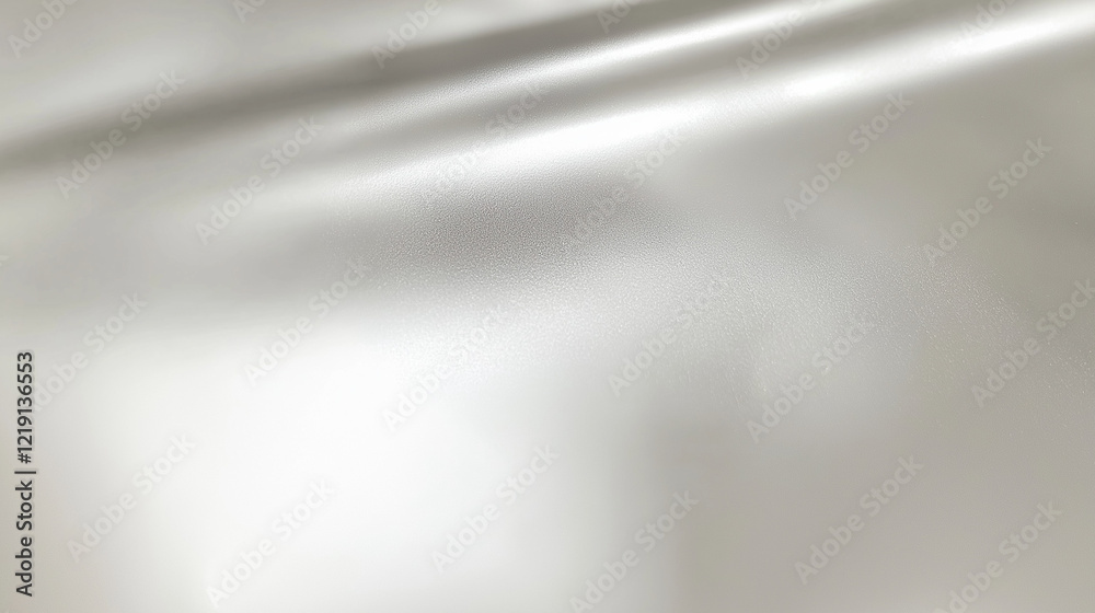 Poster minimalistic metallic surface with sleek light gray color, smooth texture, polished finish, and unif