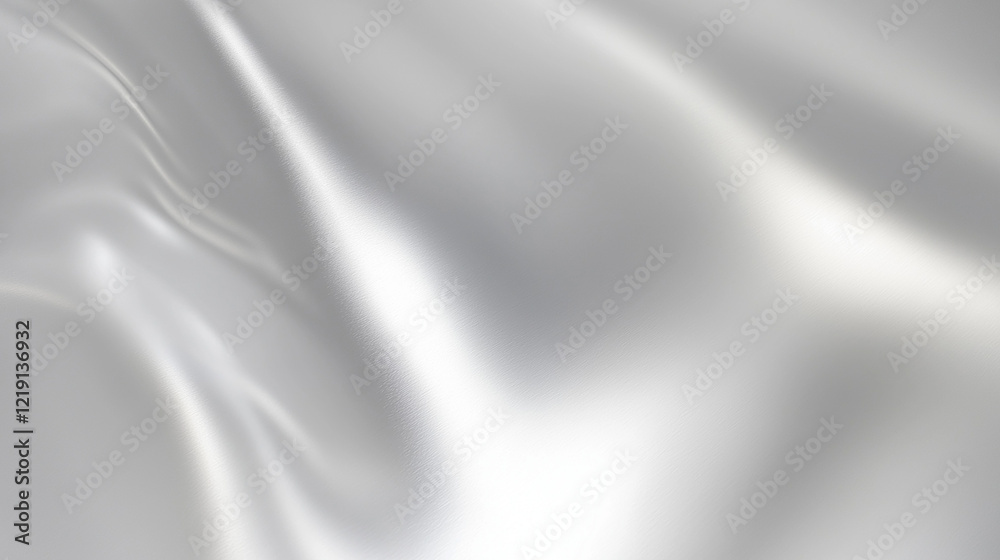 Poster minimalistic metallic surface with sleek light gray color, smooth texture, polished finish, and unif