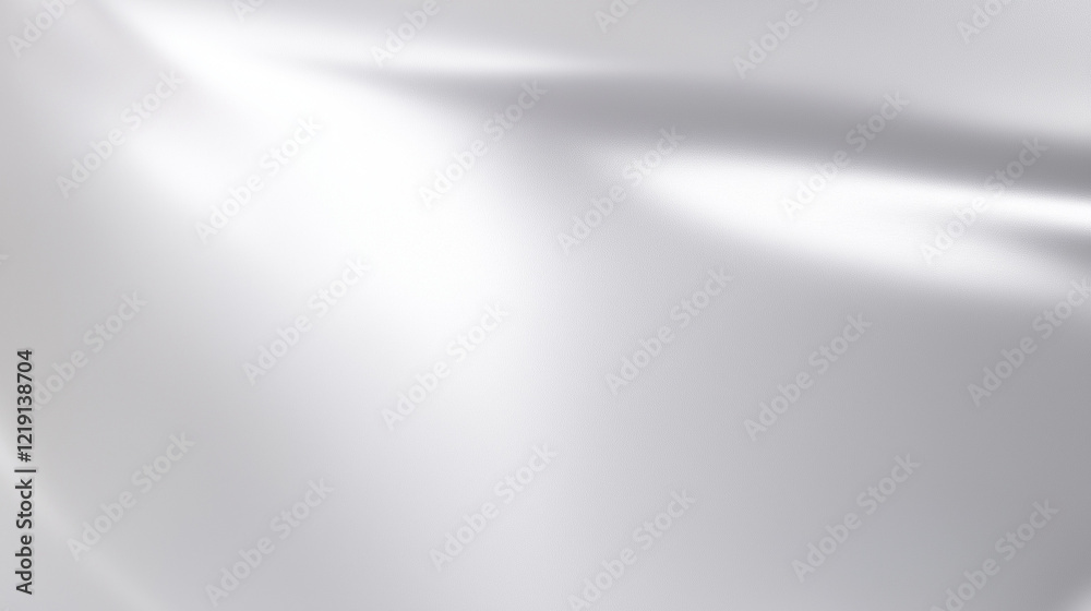 Aufkleber minimalistic metallic surface with sleek light gray color, smooth texture, polished finish, and unif