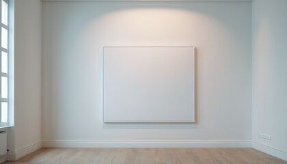 Empty Frame on Living Rooms Wall with Library,apartment, book, bookshelf, concepts, flooring, furniture, horizontal, indoors, library, lifestyles, living room, no people, photography, poster,934