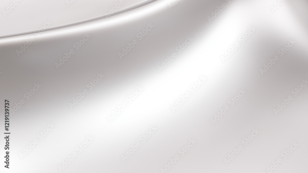 Poster minimalistic metallic surface with sleek light gray color, smooth texture, polished finish, and unif