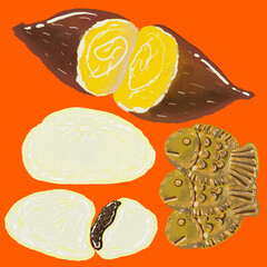 winter dessert set in Korea