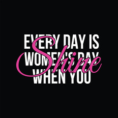 Fototapeta premium women's day t shirt design 2025