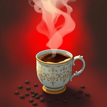cup of hot coffee